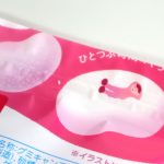 パッケージ裏面のこの絵がまさに食感を表現