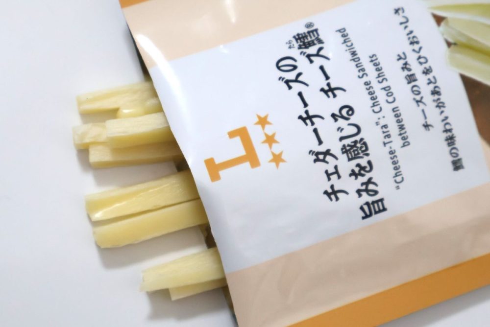 おつまみのチーズ鱈