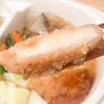 「しそひじきご飯とチキンカツみぞれ煮風」はチキンカツと大根おろしたっぷりのみぞれソースの相性抜群