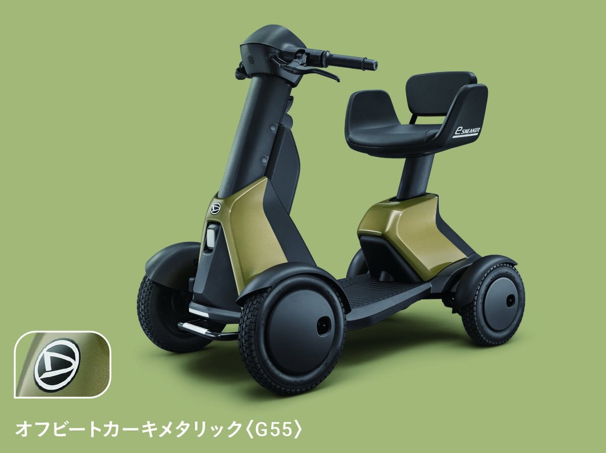 オプションで「オフビートカーキメタリック」「スカイブルーメタリック」「トニコオレンジメタリック」の3色も設定