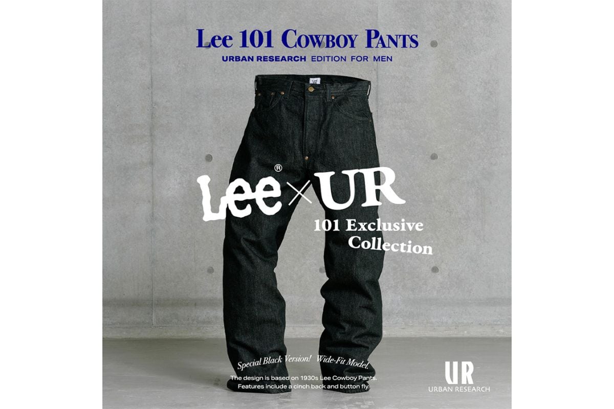 アーバンリサーチ「別注Lee 101 COWBOYPANTS（MEN）」￥16,500／2色展開