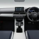 軽快なホワイトと深いブルーのコーディネートで新型プレリュードのコンセプトを表現