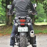 スズキ Vストローム650XT ABS　「クッション性に優れたスリムなシート」