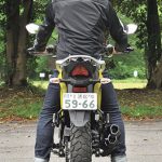 スズキ Vストローム250SX　「ラフロード走行も見据えたシート高」