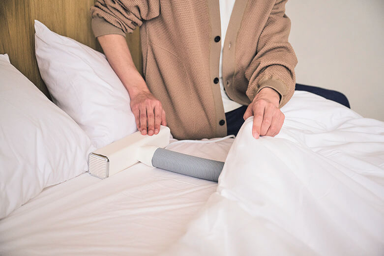 乾燥や温めに加えダニ対策まで
