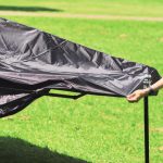 裏側に面ファスナーがあり、ピタッと貼れるのが気持ちいい