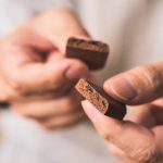 しっとり食感なのに手で持っても溶けない