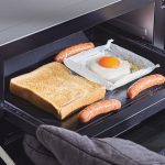 日立 2in1トースターレンジ MRT-F100　「パンに合わせておいしく火加減！」