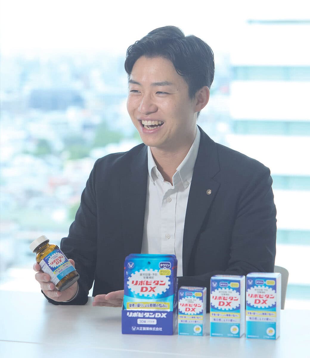 大正製薬 ブランドマネジメント1部 飲料グループ 梶浦雅史さん
「知らない間に蓄積している“朝の持ち越し疲労”を顕在化させます」