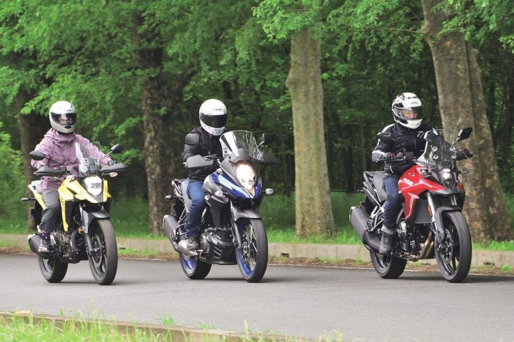 「今乗るべきバイクはこれだ！」ビギナーからベテランまで虜にする…250～800ccの“スズキVストローム”をプロが乗り比べレビュー