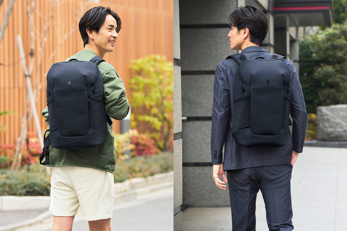 高耐久素材とユニセックスデザインにより、シーンや男女の差なく使える