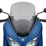 ウインドプロテクション機能を発揮してくれるスマートなウインドスクリーン