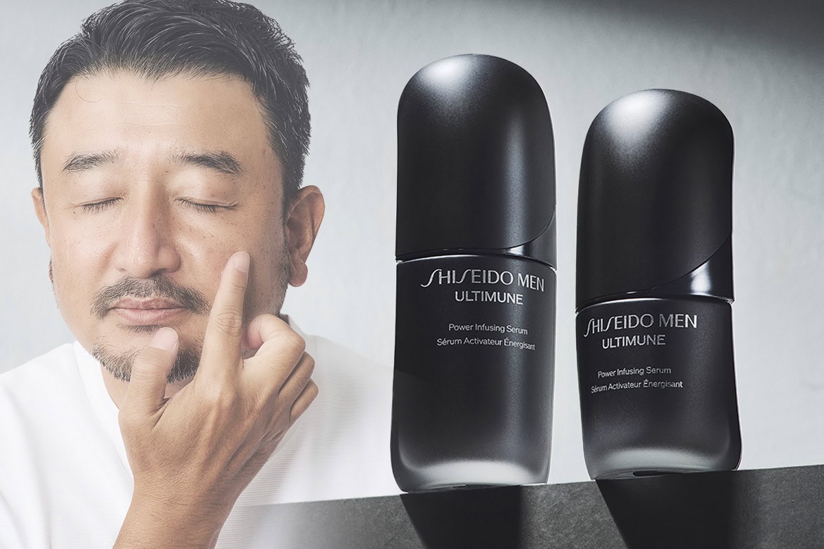 SHISEIDO MEN 左）アルティミューン™ パワライジング セラム 50ml　￥15,180（税込／参考小売価格） 右）アルティミューン™ パワライジング セラム 30ml　￥9,900（税込／参考小売価格）