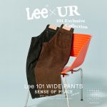 センスオブプレイス by アーバンリサーチ「別注Lee 101 WIDE PANTS」￥11,550／2色展開