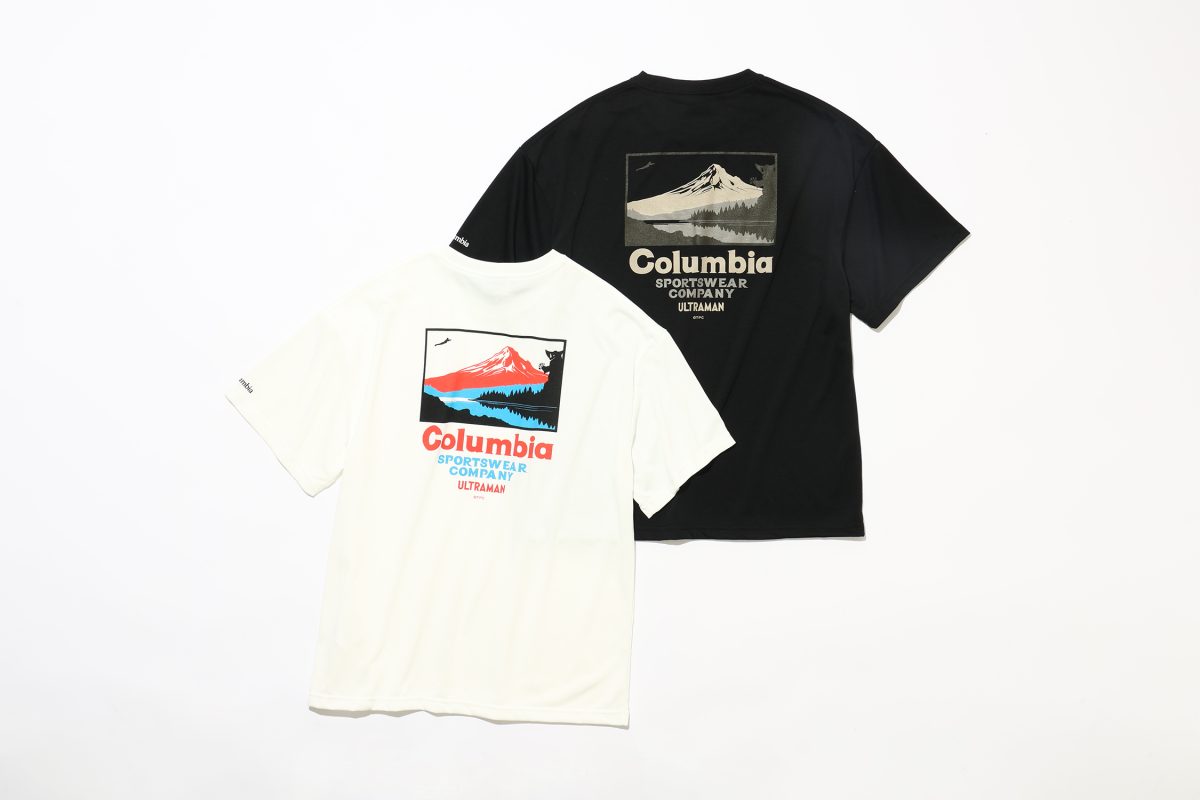 コロンビア「チャーリートレイルグラフィックショートスリーブTシャツ（ゴモラ×Mt.Hood）」各￥5,940／2色展開