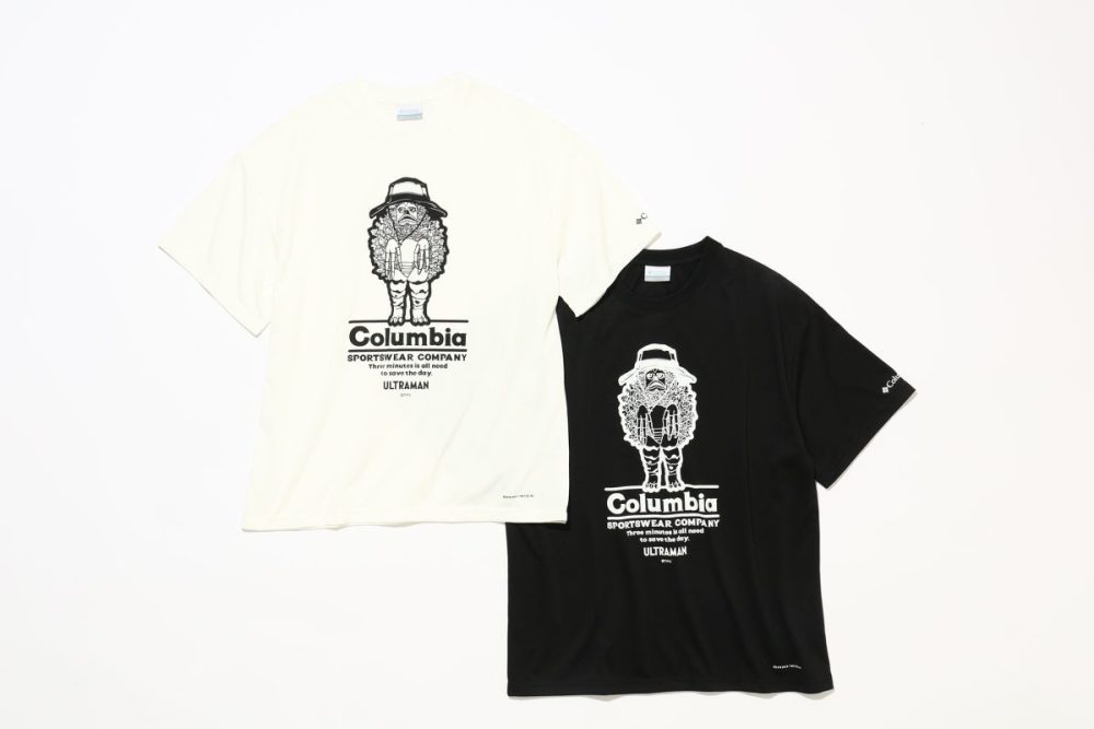 コロンビア「チャーリートレイルグラフィックショートスリーブTシャツ（ピグモン）」各￥5,940／2色展開