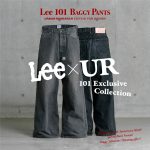 アーバンリサーチ「別注Lee 101 BAGGYPANTS（WOMEN）」￥15,400／2色展開