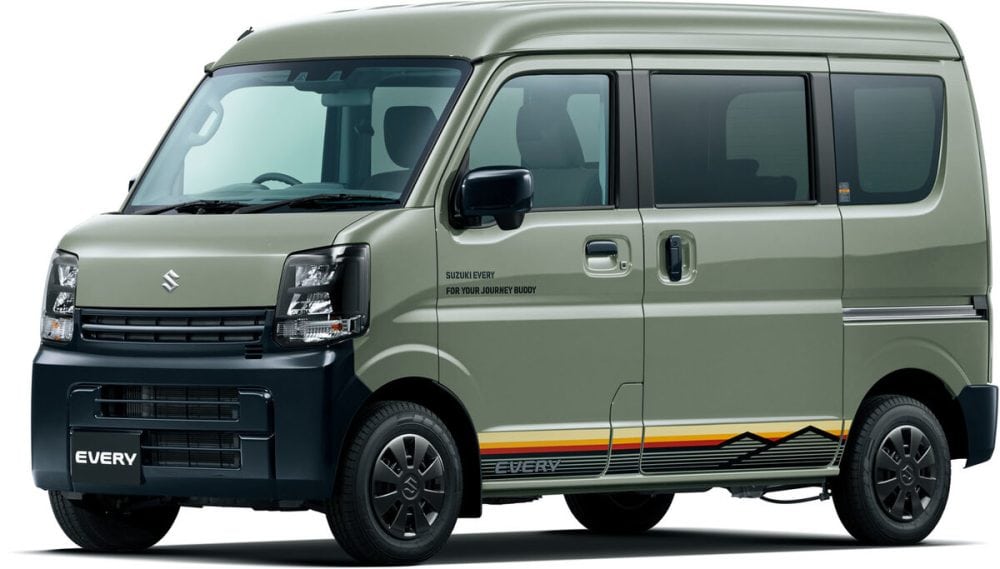特別仕様車「Jリミテッド」は趣味やレジャーで幅広く使われることを想定したアウトドア志向のモデル
