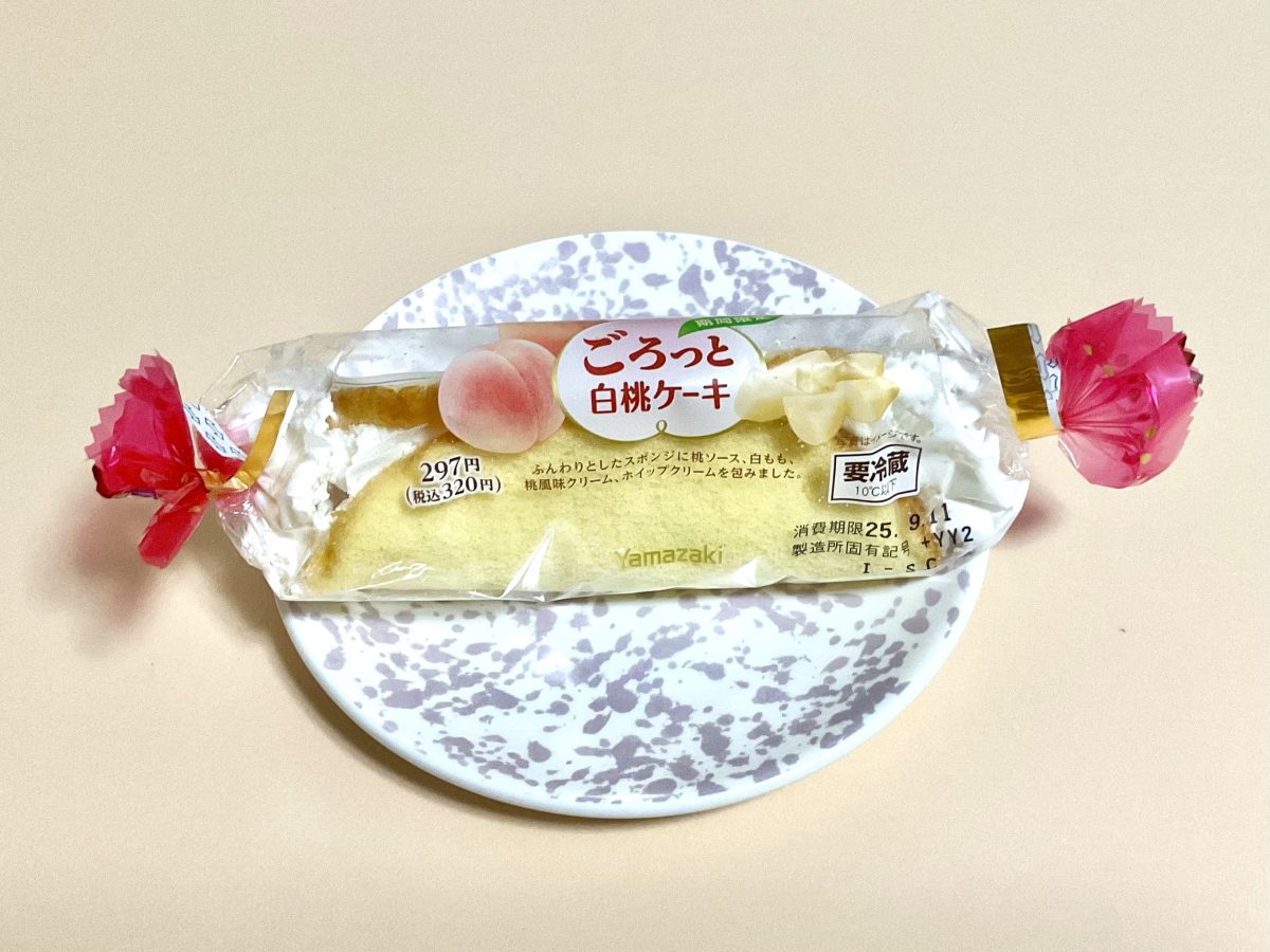 ヤマザキ ごろっと白桃ケーキ　