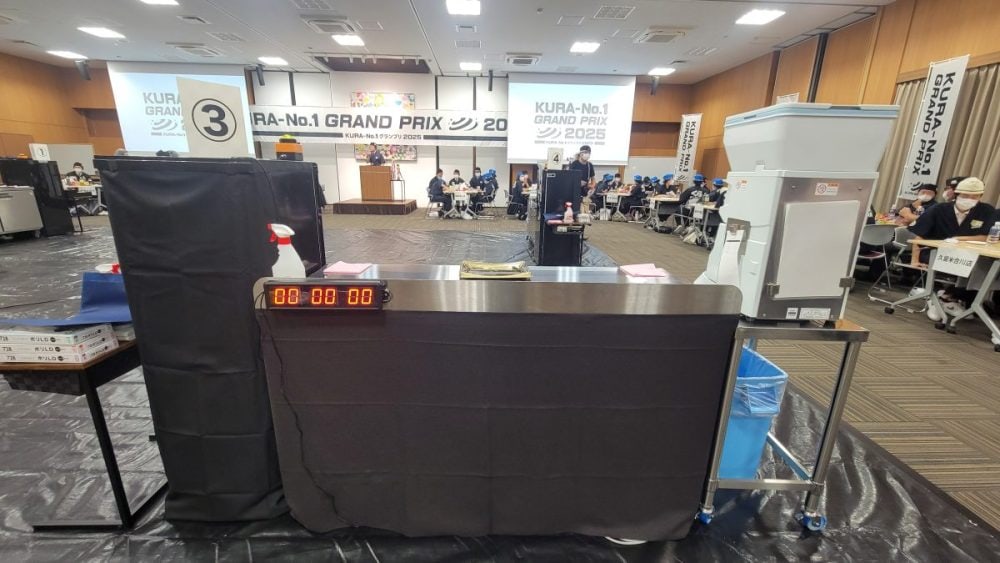 会場には調理場を模したスペースを4か所に設置