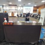 会場には調理場を模したスペースを4か所に設置