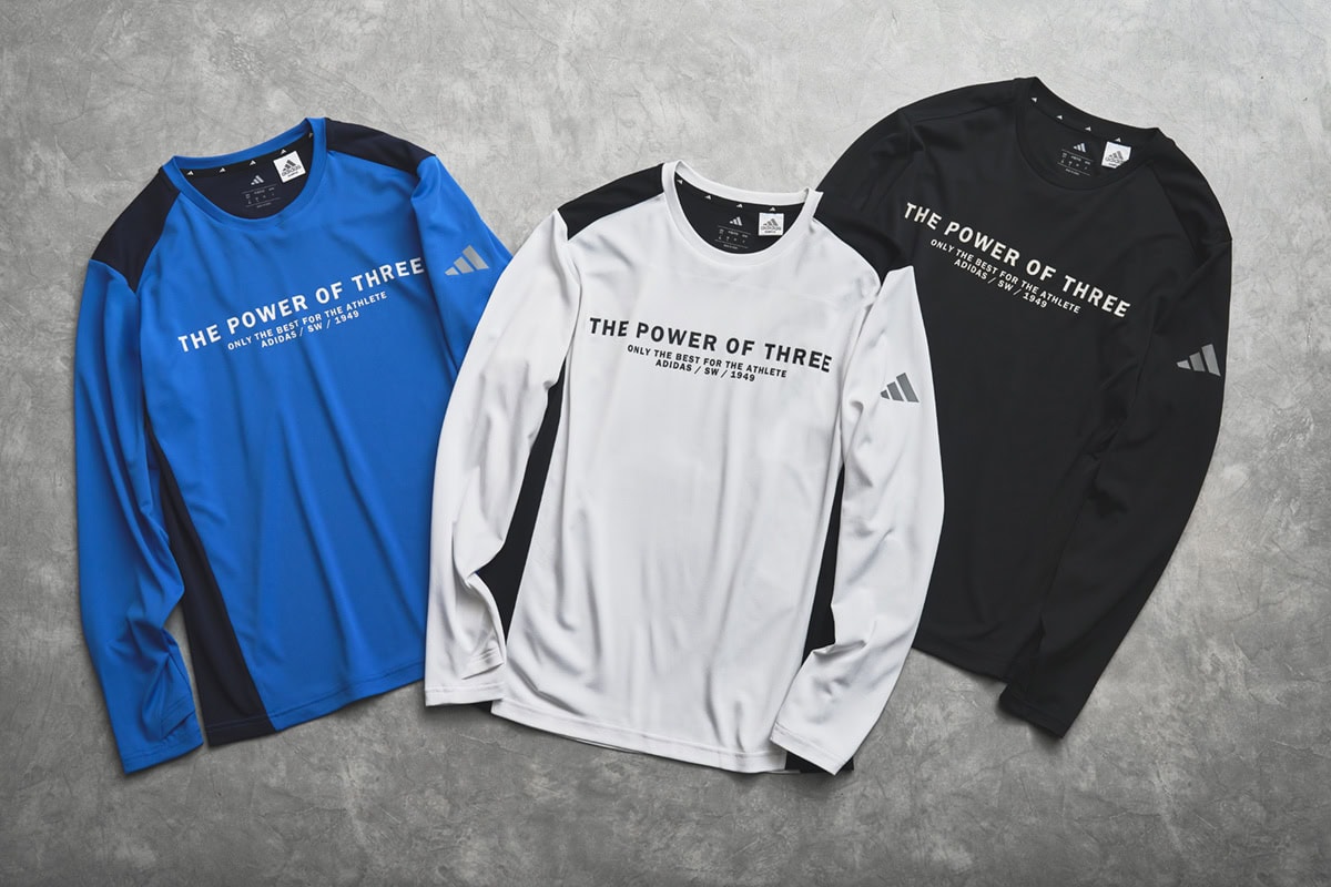 ブルー、ホワイト、ブラックの3色展開