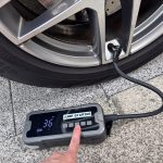 設定した空気圧に達すると自動的に停止するので、過剰膨張や空気不足の心配がありません