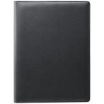 プラス「PU合成皮革クリップファイル」￥1,705／外寸縦320×横490㎜／480ｇ／ブラック