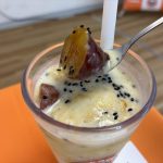 夏と秋の中間のようなこの時期だからこそ、ひんやり＆秋の味覚を同時に叶えられるこの1杯、需要が高くなりそうな予感