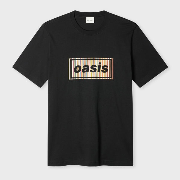 Paul Smith × Oasis「シグネチャーストライプロゴ Tシャツ」￥16,500