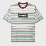 Paul Smith × Oasis「ストライプ＆ロゴ Tシャツ」￥22,000