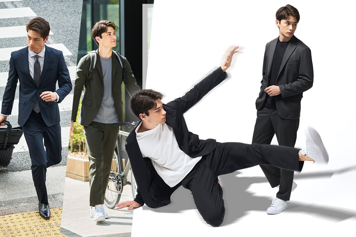 動きやすい！ 使い回しやすい！ 旬のデザイン！」イオンのスーツ