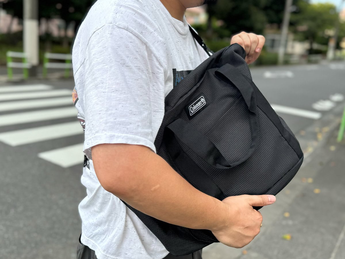 バッグのポジション移動が楽チン