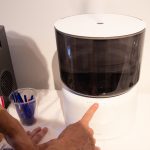 操作パネルはタッチ式なので、ボタンの縁に埃がたまるような心配もありません