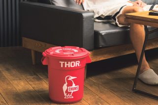 「チャムス×THORの初コラボ」定番“ラウンドコンテナ”が鮮烈レッドに刷新！リビングからアウトドアまで映える万能アイテムに大注目