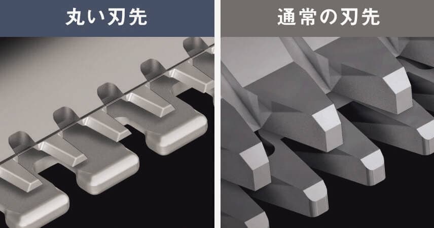 日本製のガード刃で安心して使えます！