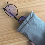リンクルナイロン 片手で開くフラットポーチ ￥990