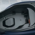 前モデルよりも容量がアップしたシート下のトランクスペース
