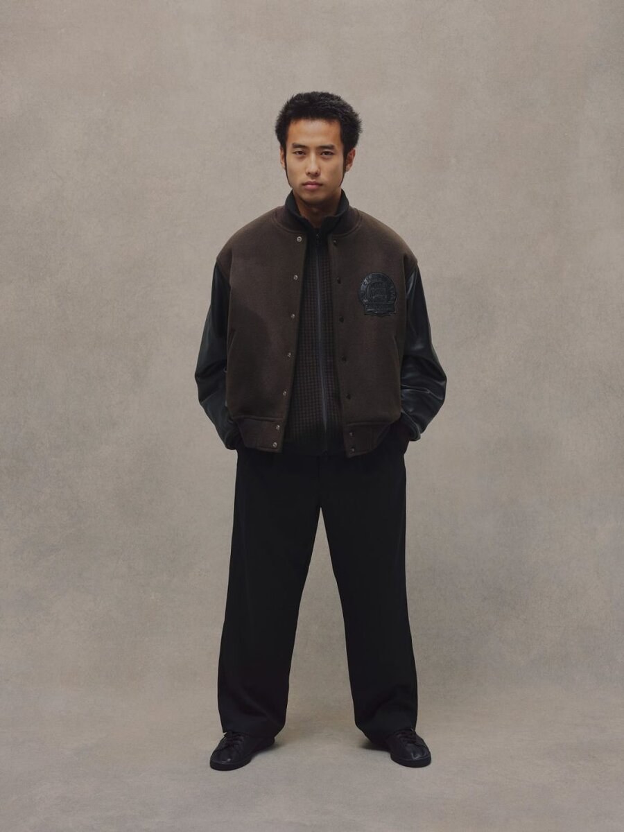 メンズビギ「WOOL MELTON STADIUM JAMPER」￥88,000