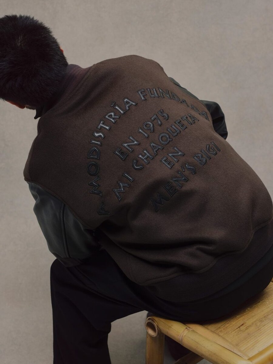 メンズビギ「WOOL MELTON STADIUM JAMPER」￥88,000
