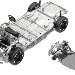 バッテリーEV専用に新しく開発された「ハーテクトe」を採用