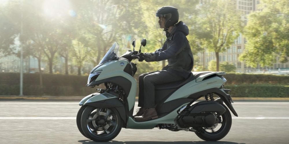 2014年の登場以来、初となる外観を一新して登場するヤマハの「トシリティ125＆155」