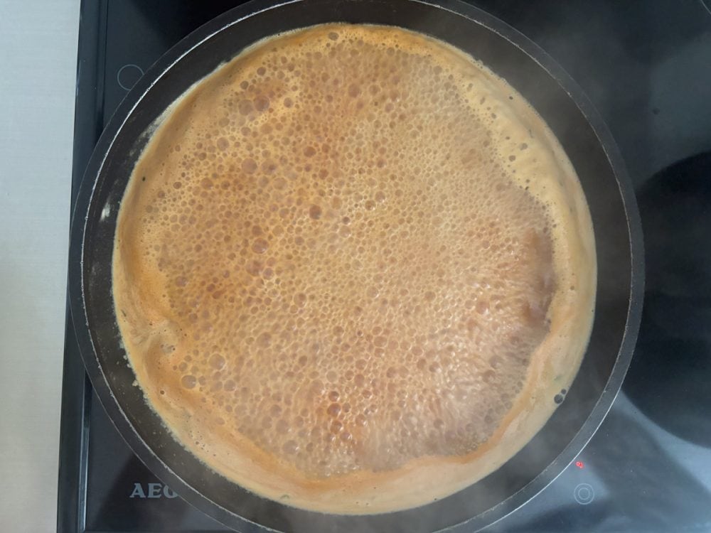 作り方の説明には中火・強火などの指示は特にありませんでした