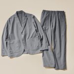 ニューバランスから今年7月に誕生した新ブランド「エヌビー グレー（NB GREY）」のセットアップ