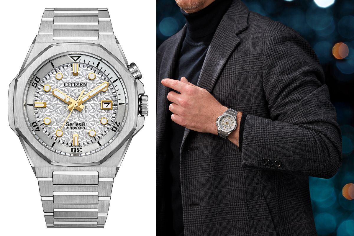 シチズン シリーズエイト「890 Mechanical 限定モデル（NB6060-58H）」￥198,000／⾃動巻＋手巻／42.6㎜径／20気圧防水／パワーリザーブは最長約42時間／世界限定1200本