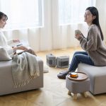 リビングやダイニングだけではなく、脱衣所や寝室での利用時にも、容易に持ち運ぶことができる