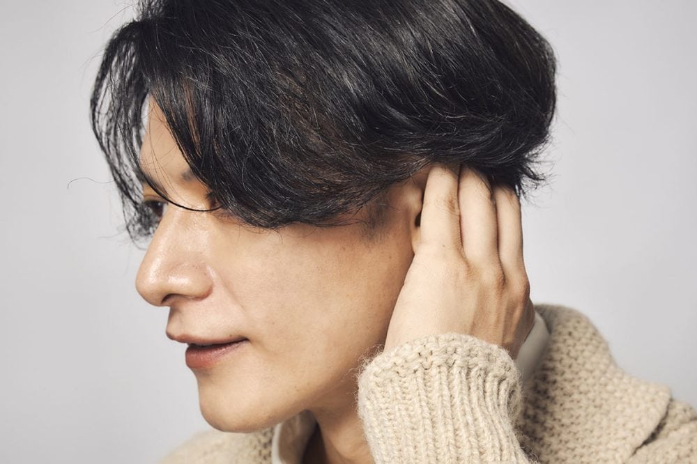 サイドは、上から潰してまとめる