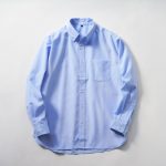 21700 汚れが落ちやすいボタンダウンシャツ サックス ￥1,500