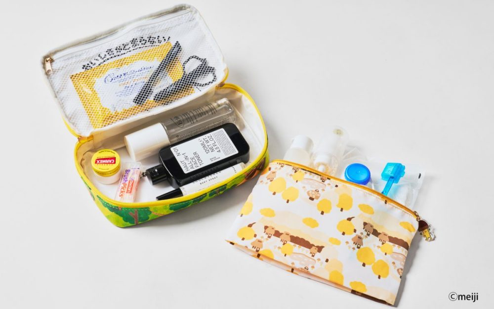 アメニティグッズも持ち運べる
