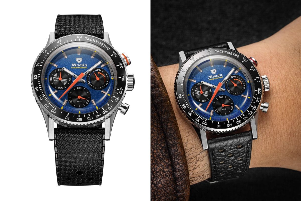 ニバダ・グレンヒェン「クロノキングレーシング（87050Q01）」￥111,000／クオーツ／38㎜径／10気圧防止